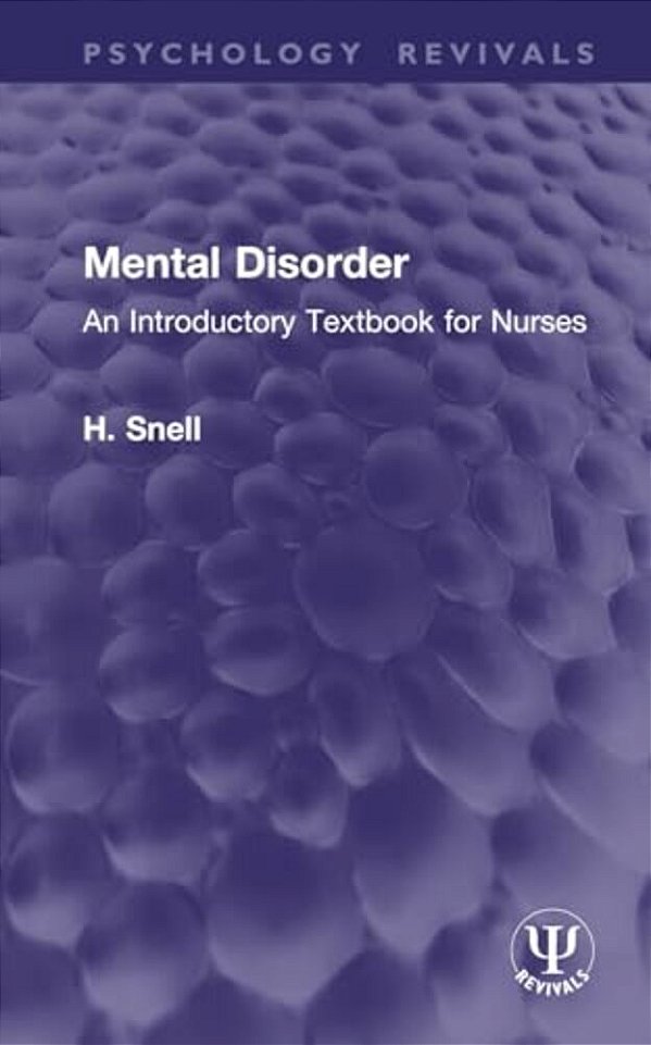 Mental Disorder: An Introductory Textbook For Nurses-..