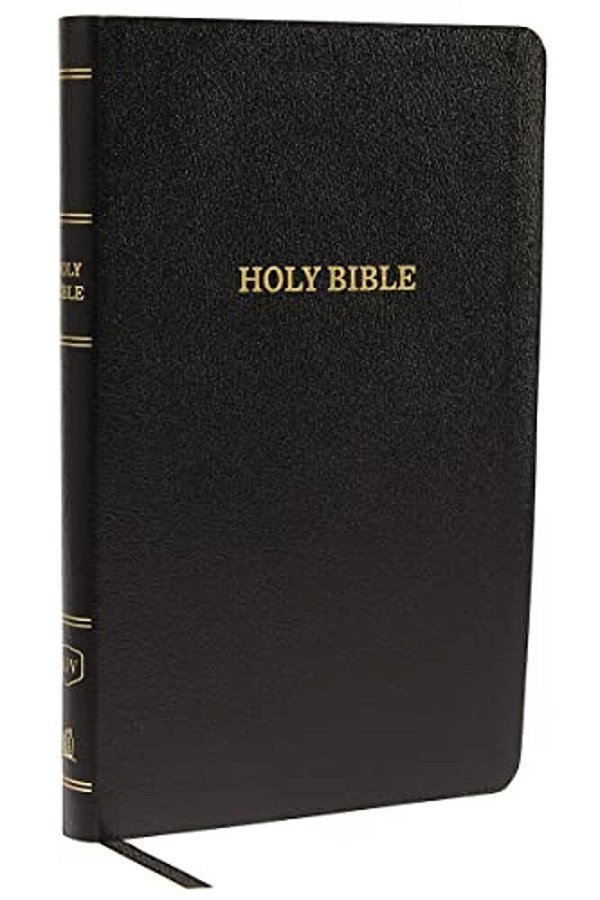 Kjv, Thinline Reference Bible, Bonded Leather, Black, Red Letter Edition-..