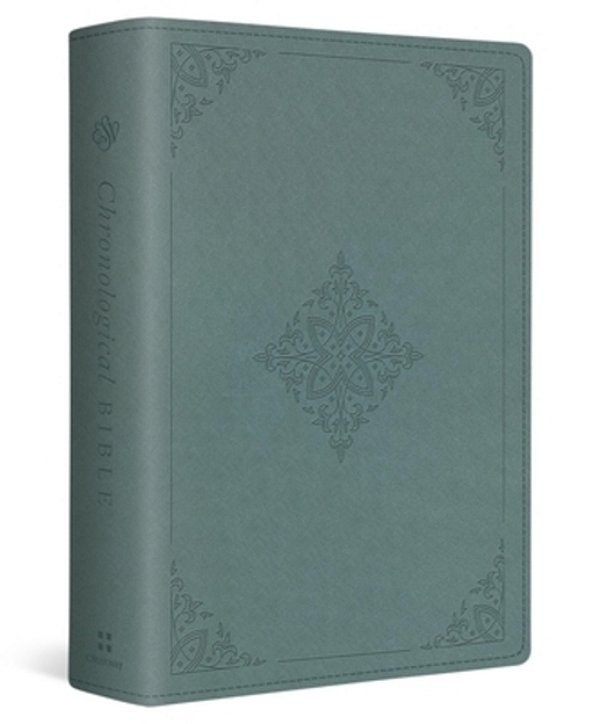 Esv Chronological Bible (Trutone, Paris Sky, Fleur-De-lis Design)-..