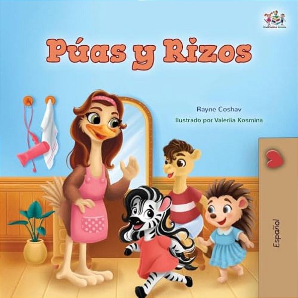 Spikes And Curls (Spanish Kids Book)-..