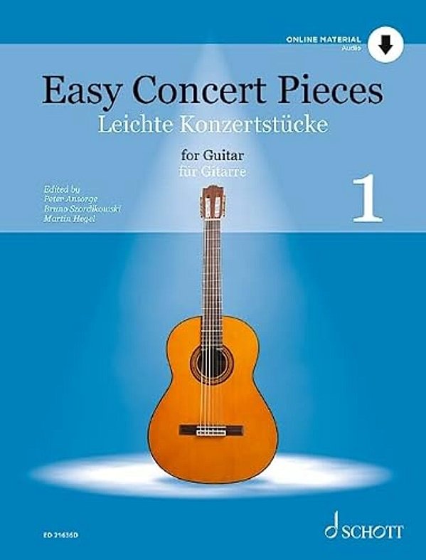Easy Concert Pieces Guitar, Volume 1 Book With Online Audio-..