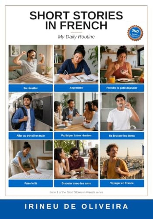 Short Stories In French: My Daily Routine In French-..
