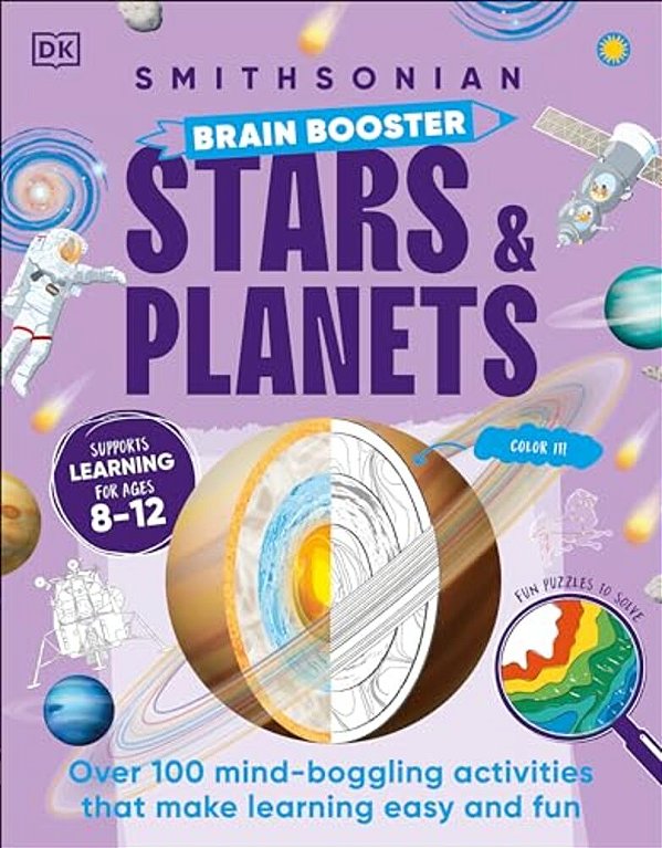 Brain Booster Stars And Planets: Over 100 Mind-Boggling Activities That Make Learning Easy And Fun-..