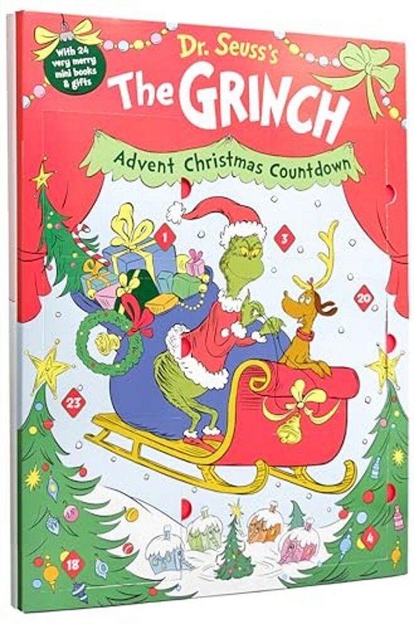 Dr. Seuss's The Grinch Advent Christmas Countdown: With 24 Very Merry Mini Books & Gifts-..