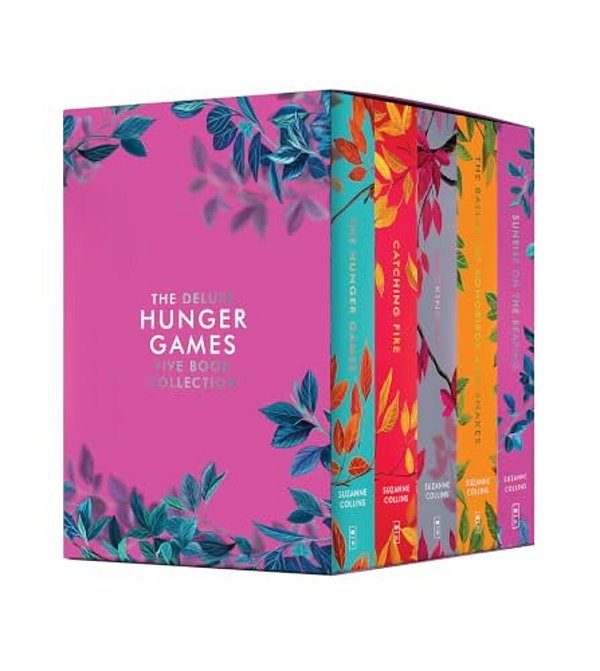 Hunger Games 5-Book Box Set (Deluxe Edition) (The Hunger Games, Catching Fire, Mockingjay, The Ballad Of Songbirds And Snakes, Sunrise On The Reaping)-..