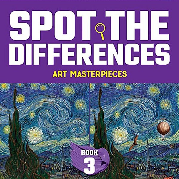 Spot The Differences: Art Masterpieces, Book 3-..