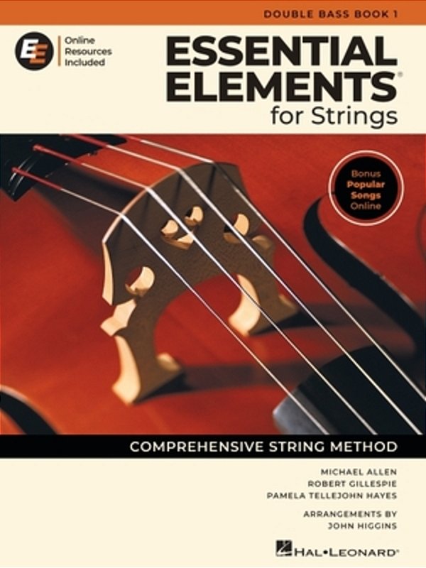 Essential Elements For Strings - Double Bass Book 1 With Eei Online Resources Double Bass Method Songbook And Sheet Music For School Band Students And-..