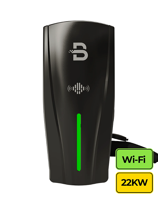 Carregador de Veículos Elétricos Wallbox 22kW 380V - Tecnologia Wi-Fi e OCPP