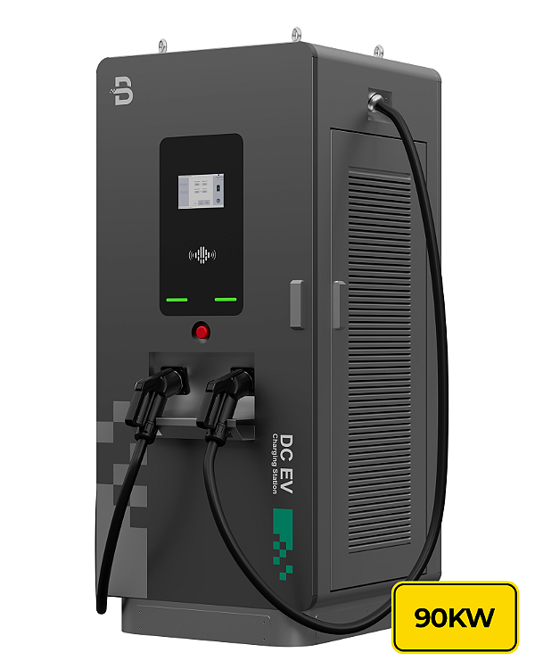 Carregador EV DC Duplo 90kw Estação de Carga Rápida - GTMax Energy