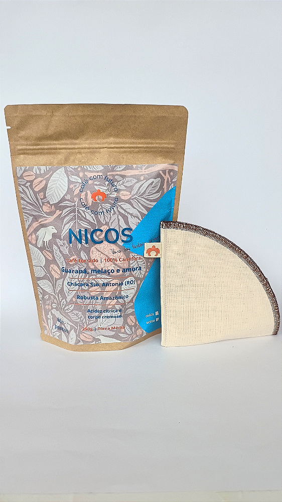 Café Especial Nicos + Coador Reutilizável