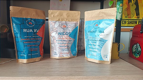 Trio de Cafés Especiais