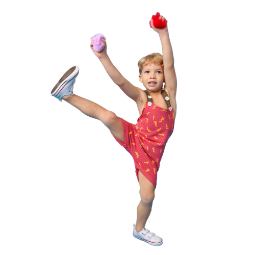 Jardineira Curta Moletom - Zig Zag