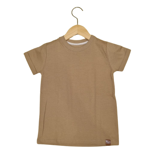 Camiseta básica - Caqui
