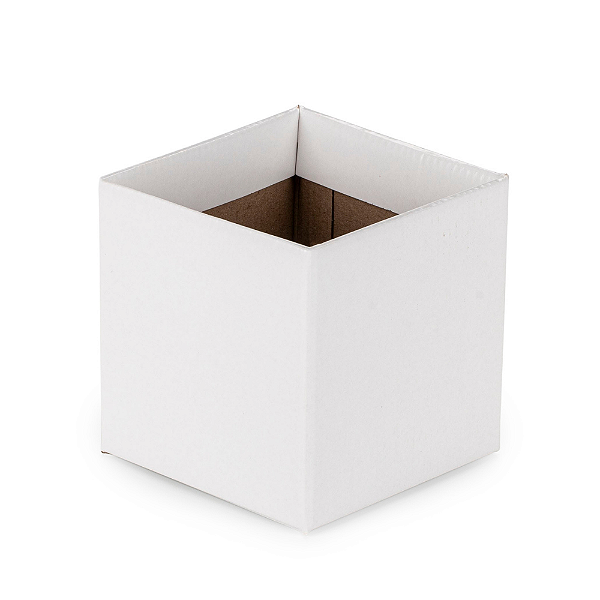 Cachepot Quadrado Pote 15 Branco (10 unidades)