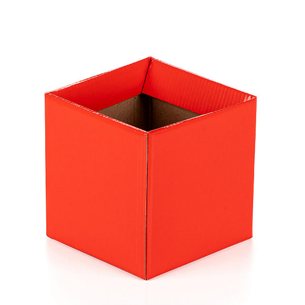 Cachepot Quadrado Pote 15 Vermelho (10 unidades)