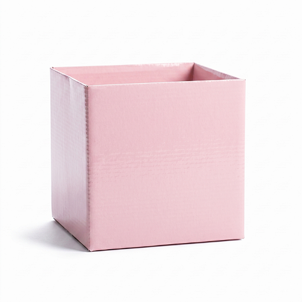 Cachepot Quadrado Pote 15 Rosa Bebê (10 unidades)