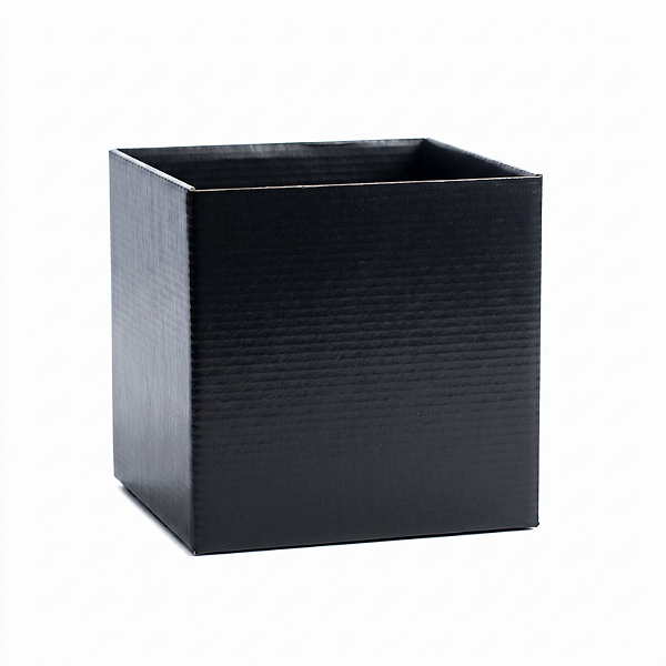Cachepot Quadrado Pote 15 Preto (10 unidades)