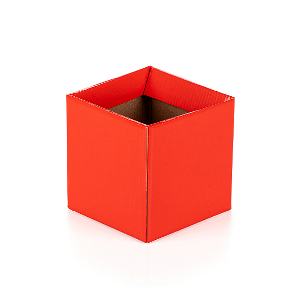 Cachepot Quadrado Pote 11/12  Vermelho (10 unidades)