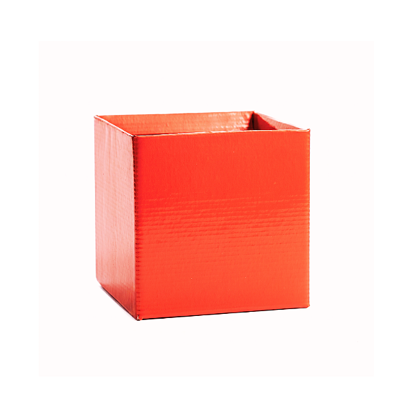Cachepot Quadrado Pote 11/12 Vermelho (10 unidades)