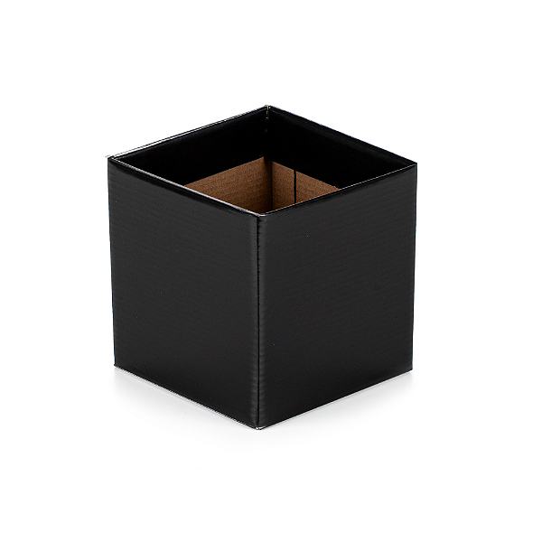 Cachepot Quadrado Pote 11/12  Preto (10 unidades)