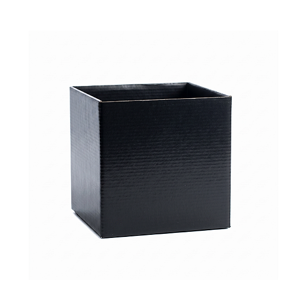 Cachepot Quadrado Pote 11/12 Preto (10 unidades)