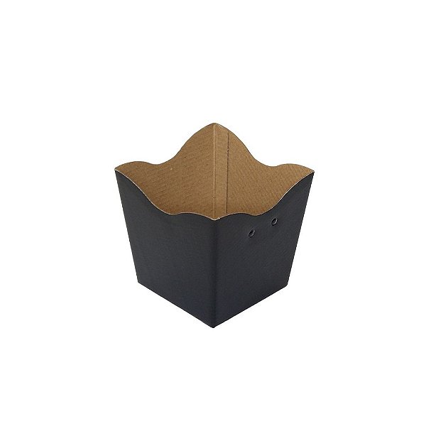 Cachepot Vintage Pote 11 Preto (10 unidades)