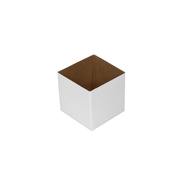 Cachepot Quadrado Pote 09 Branco (10 unidades)