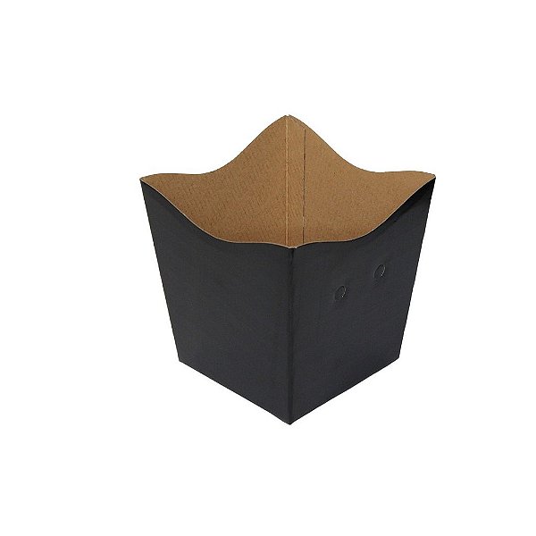 Cachepot Vintage Pote 15 Preto (10 unidades)