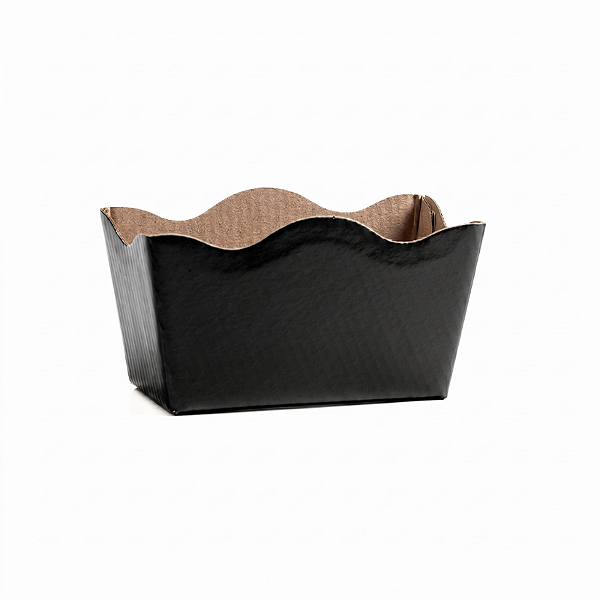 Cachepot Vintage Duplo 06 Preto (10 unidades)