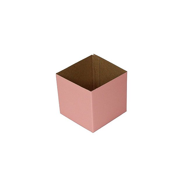 Cachepot Quadrado Pote 09 Rosa (10 unidades)