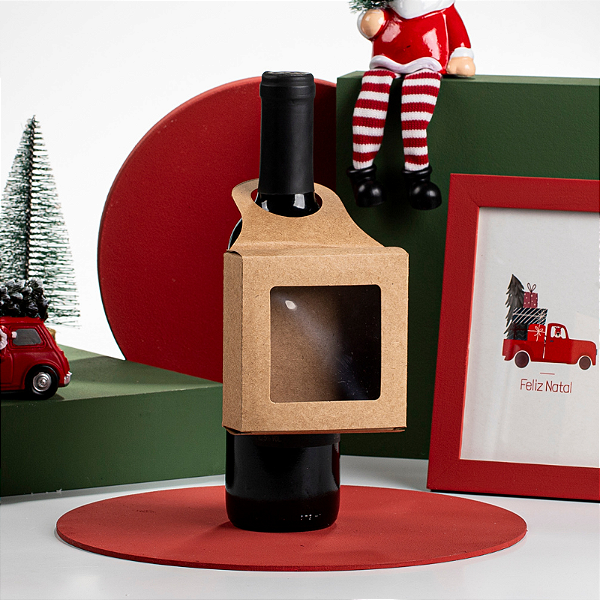 Caixa Para Garrafa Kraft (05 unidades)