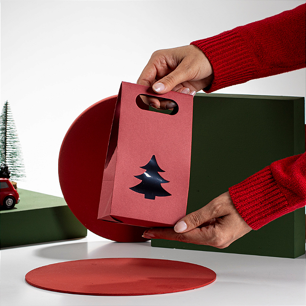 Sacola Natal CardPlus Red (05 unidades)