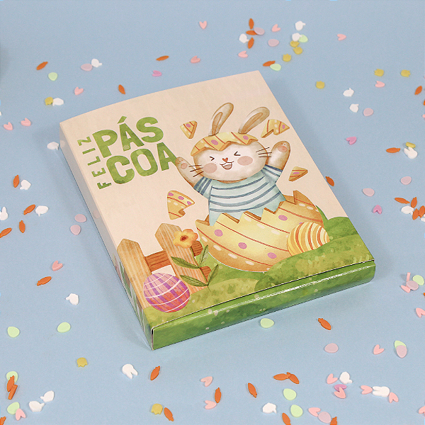 Cartão Para Biscoitos/Chocolates Páscoa Encantada (10 unidades)