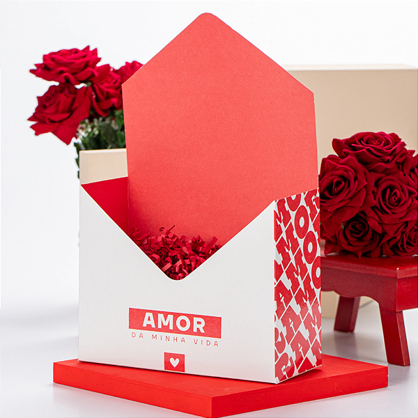 Carta Envelope Amor Da Minha Vida (05 unidades)