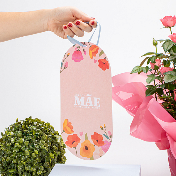 Cartão Para Flores Amor de Mãe (10 unidades)