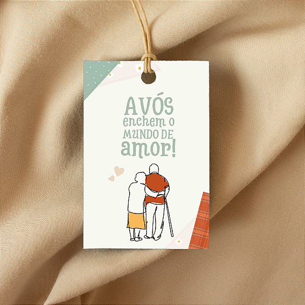Tag Avós ❤️ (10 unidades)
