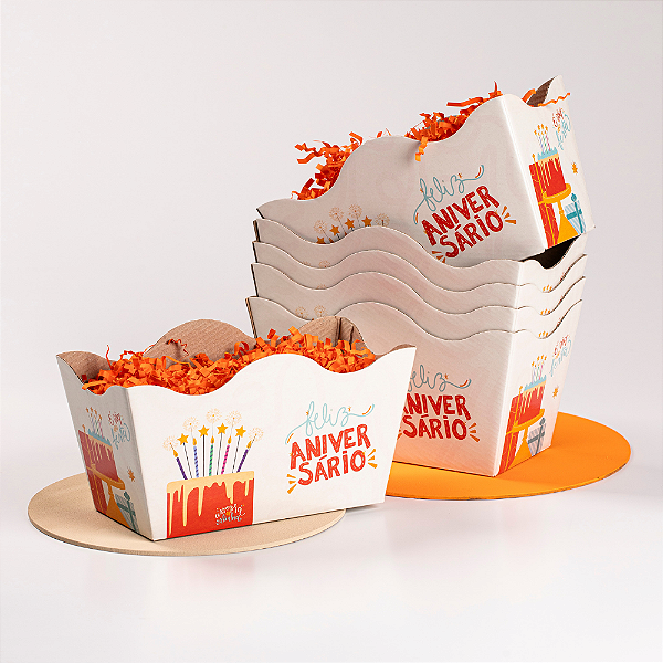 Cachepot Vintage Duplo 11 Dia De Festa (10 unidades)