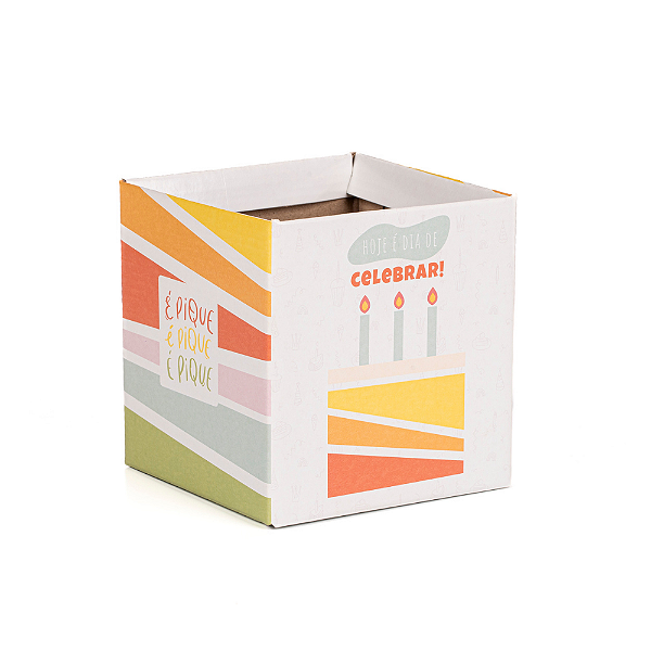 Cachepot Quadrado Pote 12 Celebrar (10 unidades)