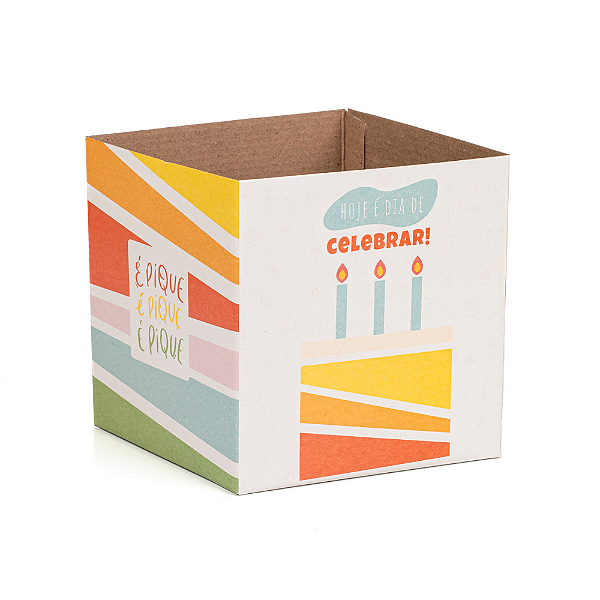 Cachepot Quadrado Pote 15 Celebrar (10 unidades)