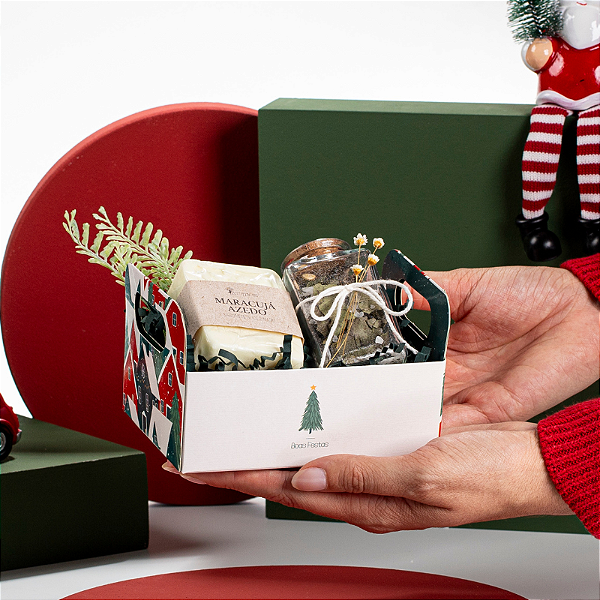Mini Caixote Viagem de Natal (10 unidades)