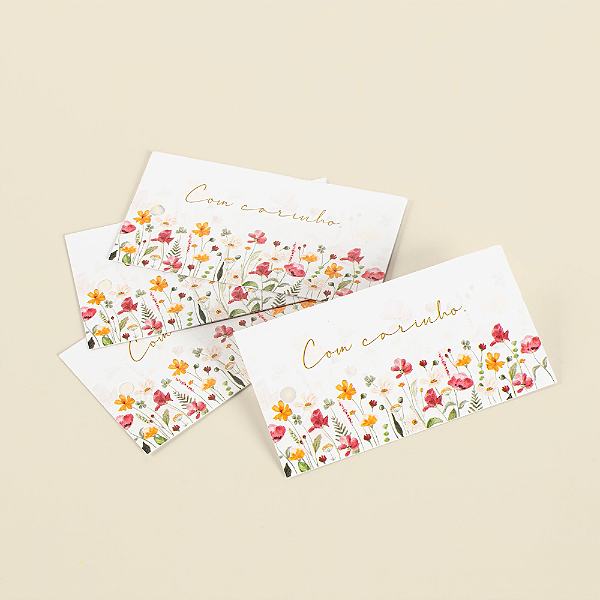 Tag Com Carinho (10 unidades)