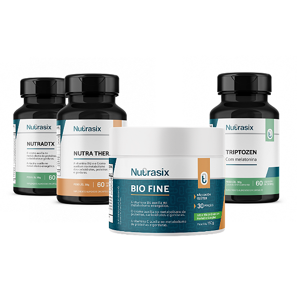 Kit Emagrecimento com Nutrathermo (4 itens) - Nutrasix