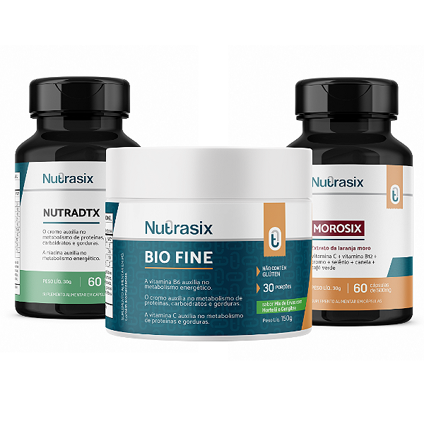 Kit Emagrecimento com Morosix (3 itens) - Nutrasix