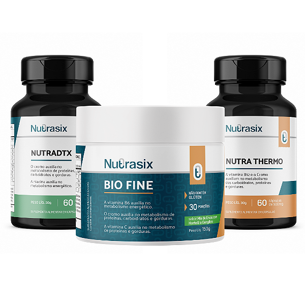 Kit Emagrecimento com Nutrathermo (3 itens) - Nutrasix