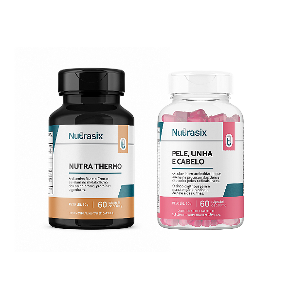 Combo Nutrathermo + Pele, Unha e Cabelo - Nutrasix