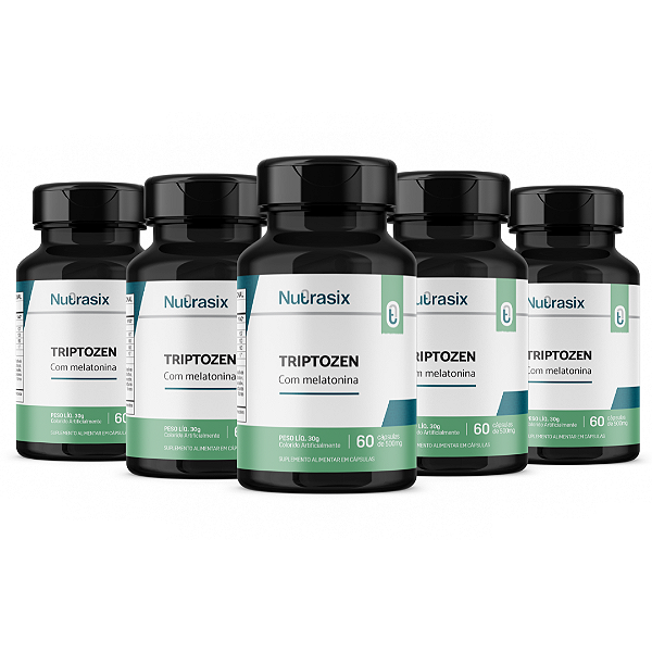 Combo 5 Triptozen  60 cápsulas cada - Nutrasix