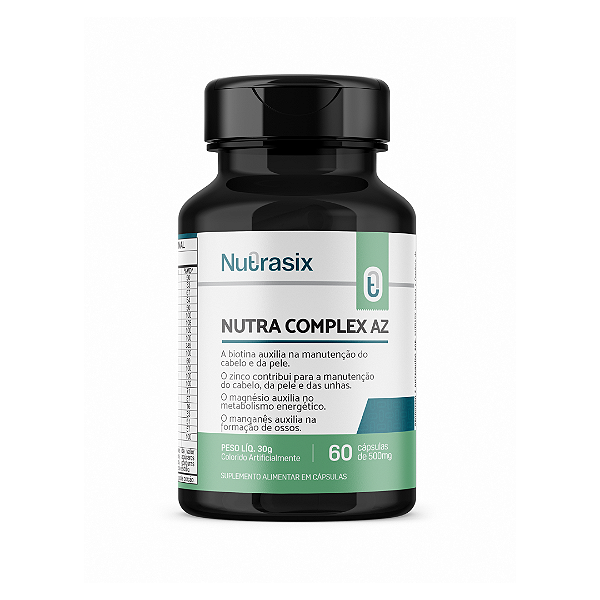 NUTRA COMPLEX A/Z - 60 CÁPSULAS – NUTRASIX