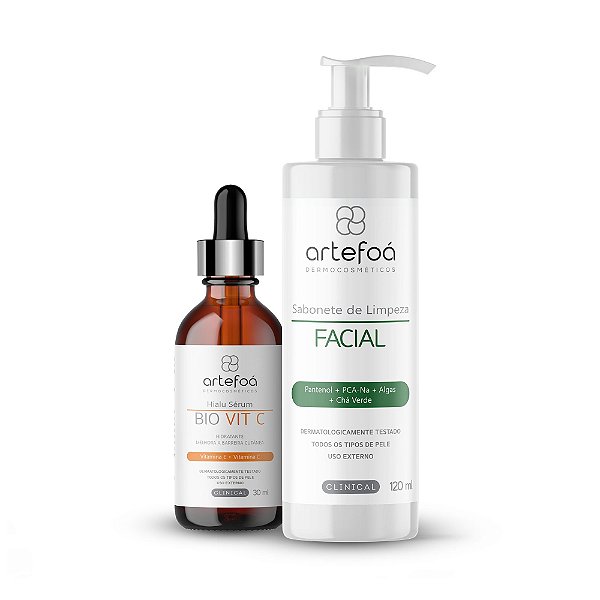 INTRODUCAO AO SKINCARE VITAMINA C, AC. HIALURONICO, SABONETE FACIAL