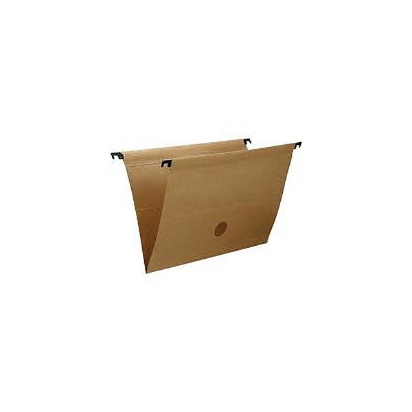 PASTA SUSPENSA KRAFT PLASTIFICADA HASTE PLASTICA