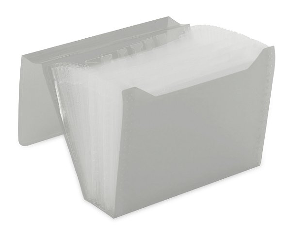 PASTA SANFONADA A-4 31 DIVISOES LINE CRISTAL